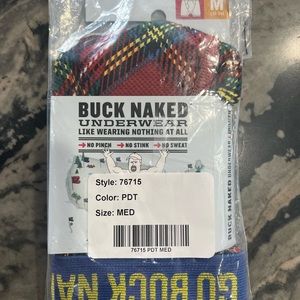 Buck Naked Duluth Trading Co. boxer briefs.  Plaid print.  New, never opened.